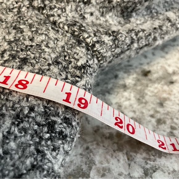 Revamped Vintage Y2K Heathered Gray Wool Blend Belted Trench Coat Women’s XS - Picture 10 of 11